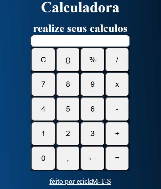 imagem projeto calculadora